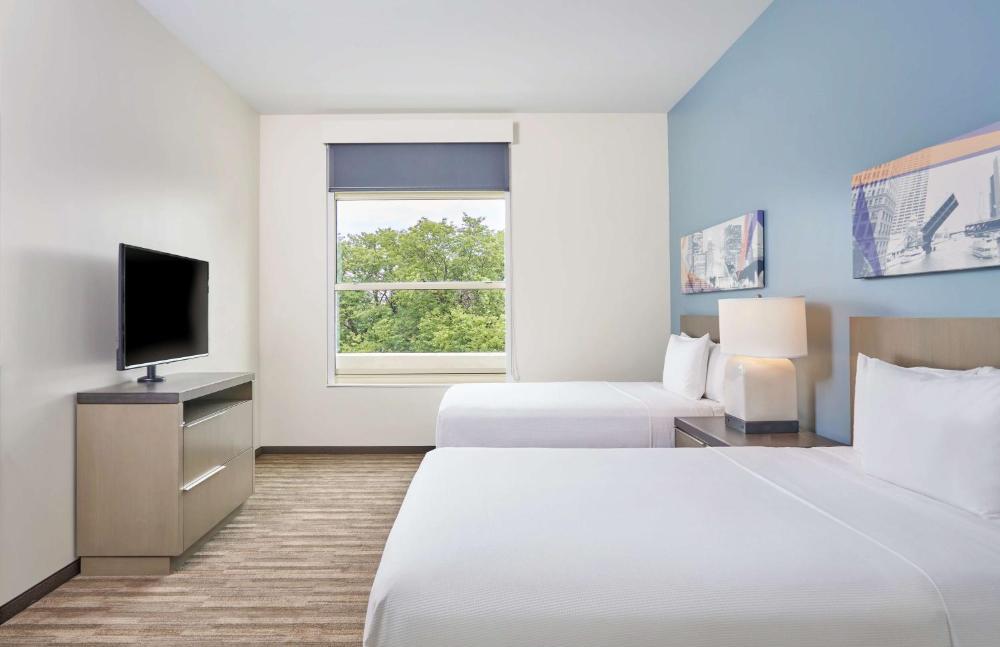 Queen Room with Two Queen Beds, Sofa Bed and Shower - Disability Access interior